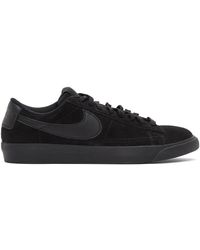 nike blazer low all black