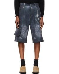 we11done - Trompe L'Oeil Cargo Shorts - Lyst