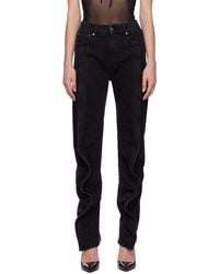 Y. Project - Black Evergreen Banana Jeans - Lyst