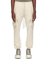 Rick Owens - オフホワイト Hollywood Mastodon カーゴパンツ - Lyst
