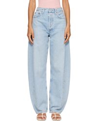 Agolde - Luna High Rise Pieced Taper Jeans - Lyst