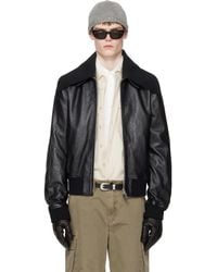 Our Legacy - Pharos Leather Bomber Jacket - Lyst