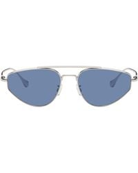 Jil Sander - Oliver Peoples 'Edition 5' Aviator Sunglasses - Lyst