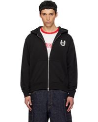 KENZO - Paris 'Lunar New Year' Embroidered Zip Up Hoodie - Lyst