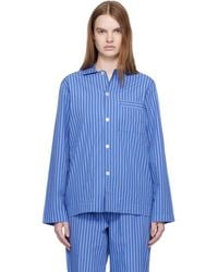 Tekla - Poplin Long-Sleeved Pyjama Shirt - Lyst