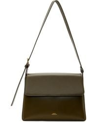A.P.C. - Khaki Virginie Flap Bag - Lyst