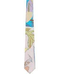 Paul Smith - Pastel 'River Collage' Tie - Lyst