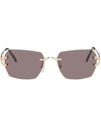 Cartier - Classic C Motif Sunglasses - Lyst
