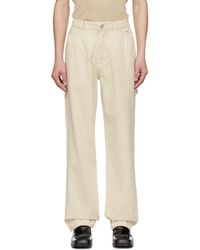 AWAKE NY - Off- Embroide Trousers - Lyst