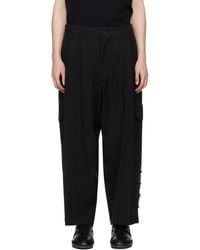 Yohji Yamamoto - Adjustable Hem Cargo Pants - Lyst