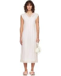Simone Rocha - Layered Liquid Lace Trim Midi Dress - Lyst