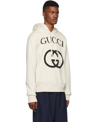 gucci black and white hoodie