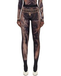 Marine Serre - Ssense Exclusive Wet Nuisette Printed Jersey Leggings - Lyst