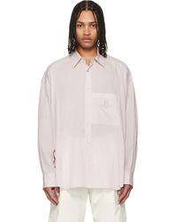 WOOYOUNGMI - Chemise Rose À Rayures - Lyst