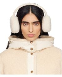 Moncler - Off- Teddy Ear Muffs - Lyst