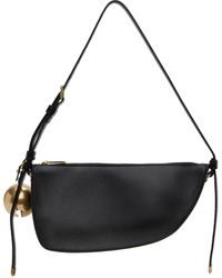 Burberry - Mini sac à bandoulière noir à breloque graphique - Lyst