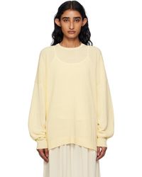 Frankie Shop - イエロー Basel クルーネックセーター - Lyst