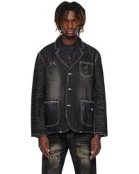 THUG CLUB - ブラック Dickiesエディション フェード デニム テーラードジャケット - Lyst