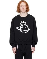 Vivienne Westwood - ブラック Stencil Orb ラグラン スウェットシャツ - Lyst