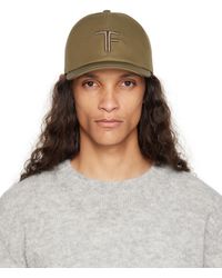 Tom Ford - Canvassmooth Leather Cap - Lyst
