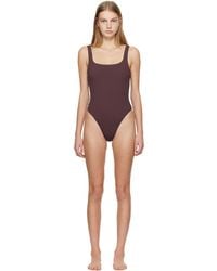 Matteau - Burgundy Nineties Swimsuit - Lyst