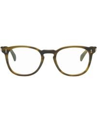 Oliver Peoples - Khaki Finley Esq. Glasses - Lyst