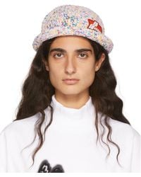 we11done - Multicolor Crochet Logo Bucket Hat - Lyst