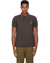Craig Green - Fred Perry Edition Short Sleeve Quilted Polo - Lyst