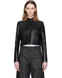 Tom Ford - Bonded Nappa Leather Officer Jacket - Lyst