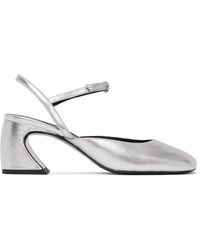 3.1 Phillip Lim - Chaussures Charles Ix À Talon Bottier Argentées - Lyst