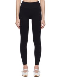 Sporty & Rich - Legging Noir À Logo Bold Health - Lyst