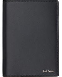 Paul Smith - 'Signature Stripe' Interior Leather Passport Holder - Lyst