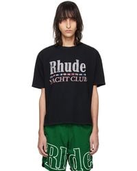 Rhude - Black Flag T-shirt - Lyst