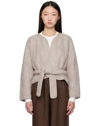 Baserange - Taupe Capas Jacket - Lyst
