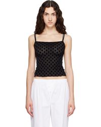 Fruity Booty - Polka Flock Tank Top - Lyst