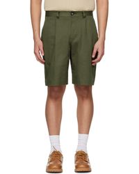 Barbour - Khaki Mordey Chino Shorts - Lyst