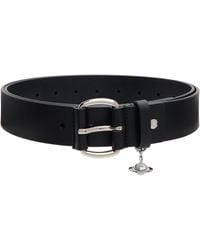 Vivienne Westwood - Ceinture Large Alex Noire À Breloque - Lyst
