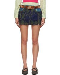 ANDERSSON BELL - Kiki Denim Miniskirt - Lyst