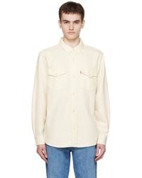 Levi's - Off-white Western Shirt - Lyst