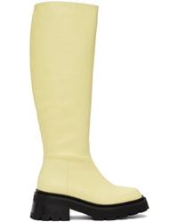 BY FAR - Yellow Russel Boots - Lyst
