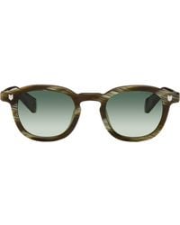 Maison Kitsuné - Khaki A. Society Edition Camille Sunglasses - Lyst