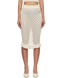 Vivienne Westwood - Off- Ella Midi Skirt - Lyst