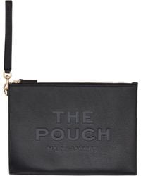 Marc Jacobs - 'The Leather Large' Pouch - Lyst