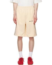 Palm Angels - Off- Classic Logo Track Shorts - Lyst