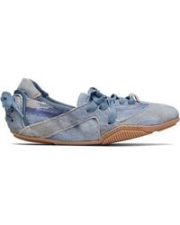 Acne Studios - Lace-Up Leather Sneakers - Lyst