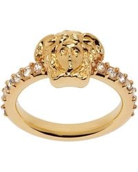 Versace - Gold 'la Medusa' Ring - Lyst