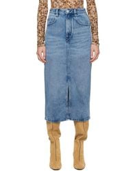 Isabel Marant - Tilauria Denim Midi Skirt - Lyst