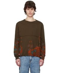 Eckhaus Latta - Lapped Long Sleeve T-Shirt - Lyst
