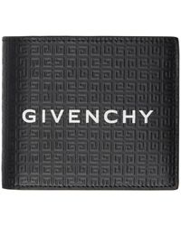 Givenchy - Portefeuille noir à motif 4g - Lyst
