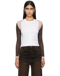 Eckhaus Latta - Twyla Shrug Cardigan - Lyst